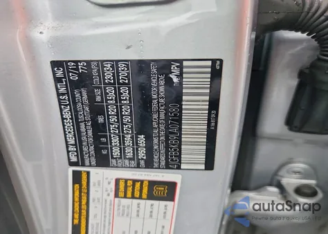 2020 Mercedes-Benz Gle 450 4Matic из США, поврежденный, VIN 4JGFB5KB9LA071580